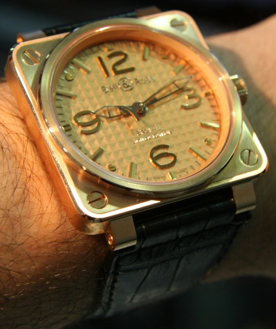 柏莱士Bell & Ross BR01-93 GMT和BR01-92金锭腕表-复刻表