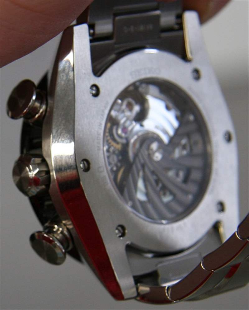 Seiko SD caseback 搭载Spring Drive机芯的精工Ananta Spring深潜手表-复刻表