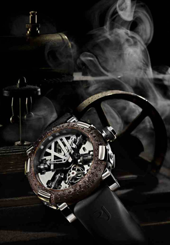 蒸汽朋克风格的罗曼·杰罗姆（Romain Jerome）泰坦尼克号陀飞轮限量版腕表-复刻表