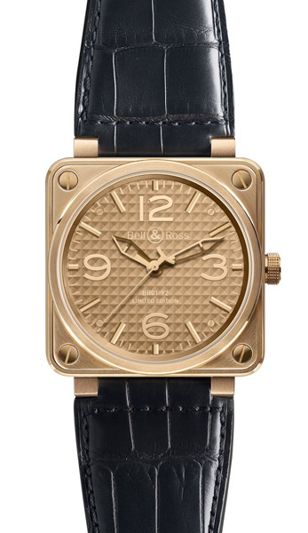 BBR厂柏莱士BR01-92使用999.9纯黄金打造的金锭手表-复刻表