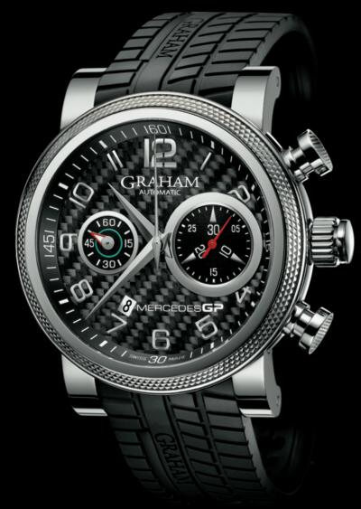 格雷厄姆手表是梅赛德斯GP银色多功能计时腕表-复刻表
