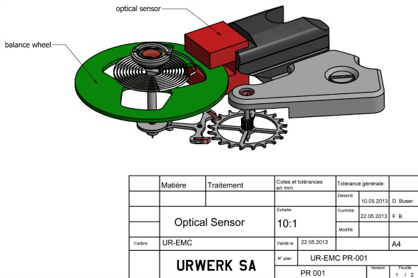 Urwerk鼓励对EMC手表机芯进行过分精确的修补-复刻表