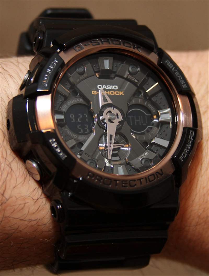 卡西欧 G-Shock GA200RG watch-2 卡西欧G-Shock GA200RG手表评测-复刻表
