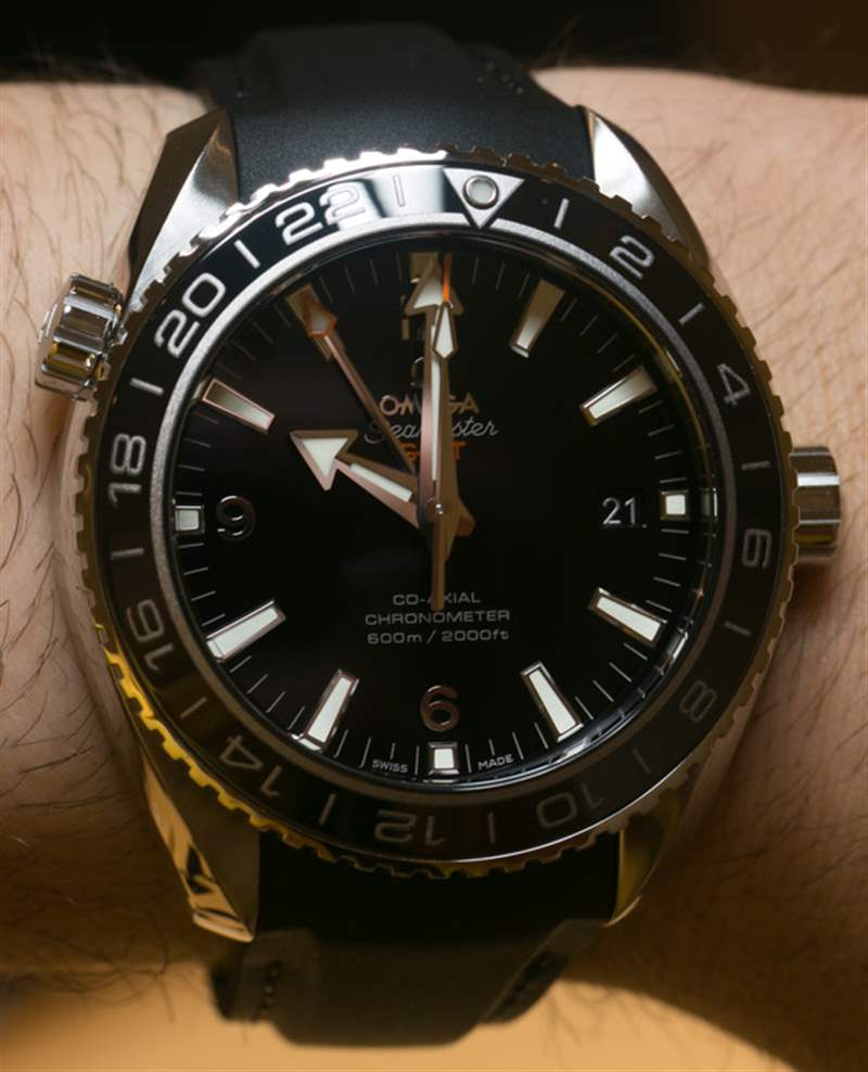 欧米茄海马系列海洋宇宙格林威治标准时间腕表上手体验-复刻表