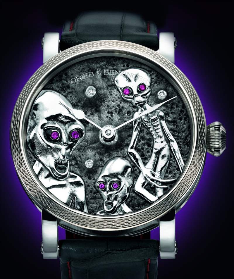孩子与外星人一起获得Grieb & Benzinger Area 51豪华手表-复刻表