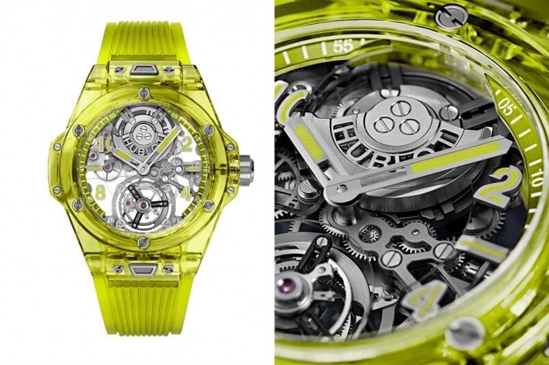 Big Bang Tourbillon Automatic Yellow Neon SAXEM