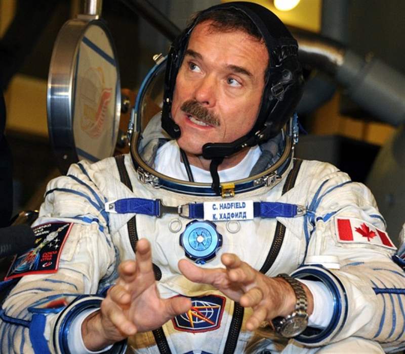 宇航员克里斯哈德菲尔德爱上了太空和他的欧米茄X-33手表-复刻表
