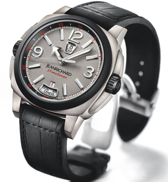 JeanRichard 2TimeZones Zirconium JeanRichard理查德双时区手表-复刻表