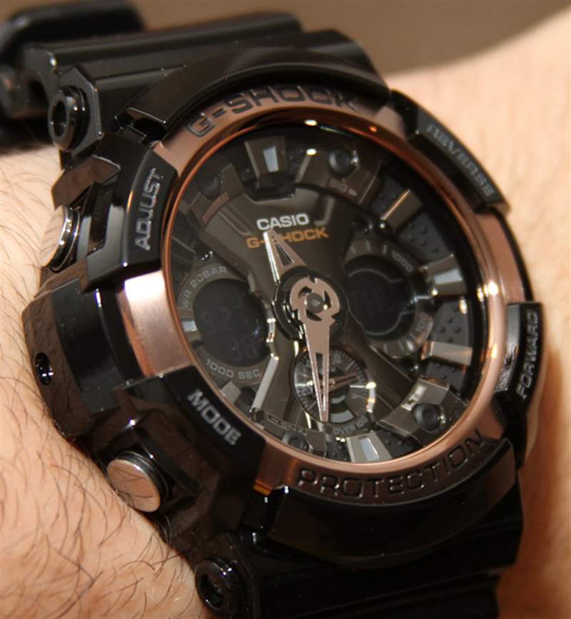 卡西欧 G-Shock GA200RG watch-5 卡西欧G-Shock GA200RG手表评测-复刻表