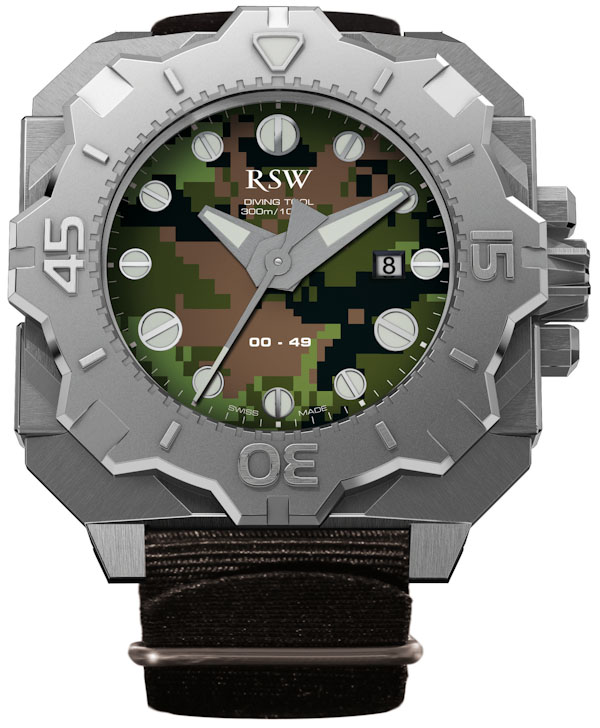 RSW 潜水工具迷彩限量版腕表-复刻表