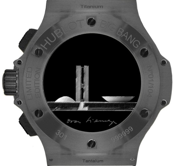 为建筑师奥斯卡·尼迈耶设计的Hublot Big Bang腕表-复刻表