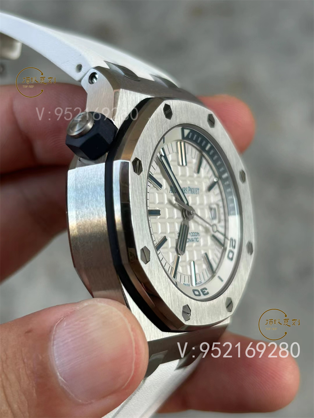 APS厂爱彼AP15710新配色绿/白盘一体机做工怎么样-复刻表