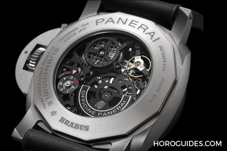 DMLS金属镭射烧结表壳加持!Panerai x Brabus联名表第四代现身:Submersible S eTitanio PAM01403-复刻表
