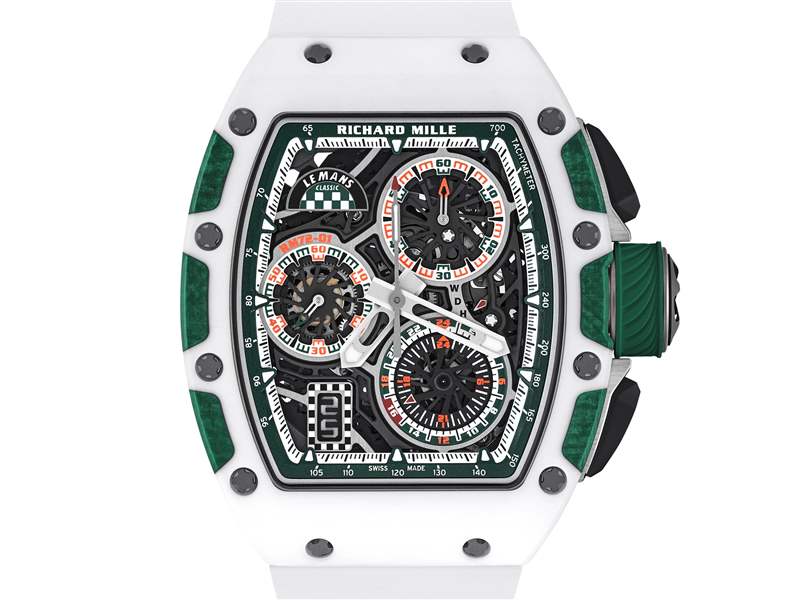 RICHARD MILLE理查米尔推出RM 72-01 Le Mans Classic勒芒24小时耐力赛特别版计时码表-复刻表
