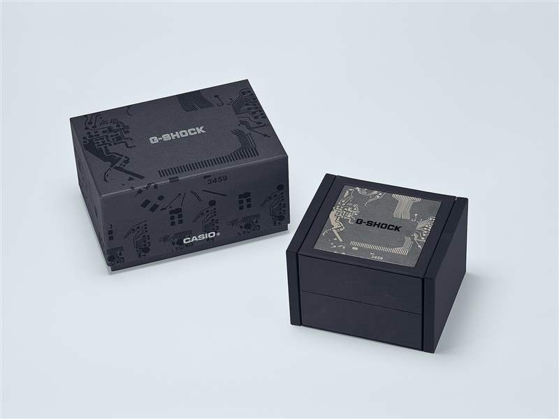G-SHOCK推出GMW-B5000TCC电子腕表:电路板图案表壳-复刻表