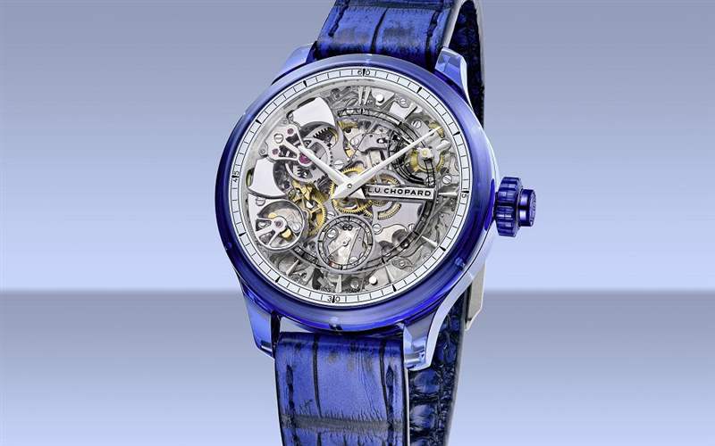 Chopard推出L.U.C Full Strike Blue Sapphire蓝色蓝宝石表壳三问腕表-复刻表