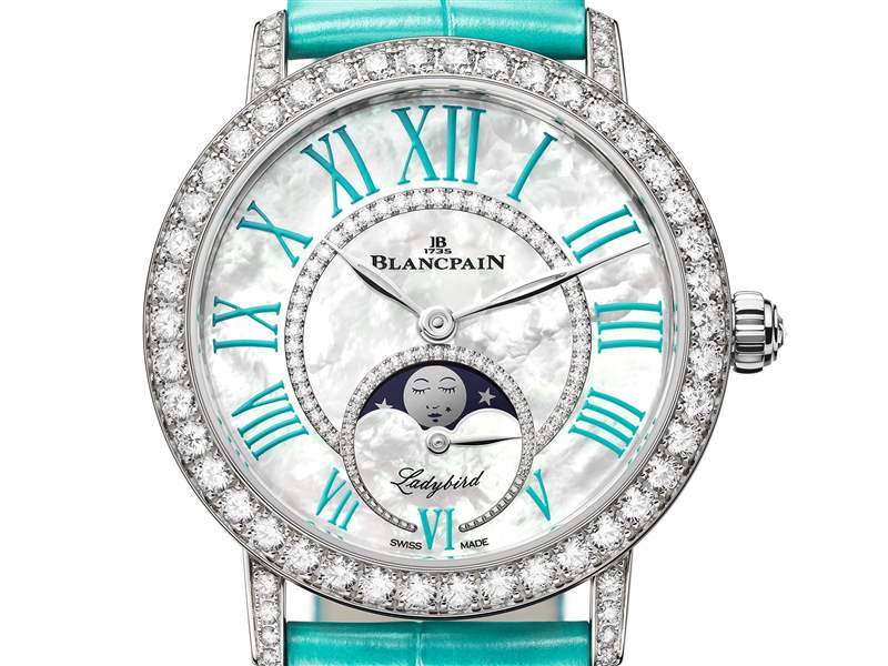Blancpain推出Ladybird Colors小秒针腕表和月相腕表：春日色彩-复刻表