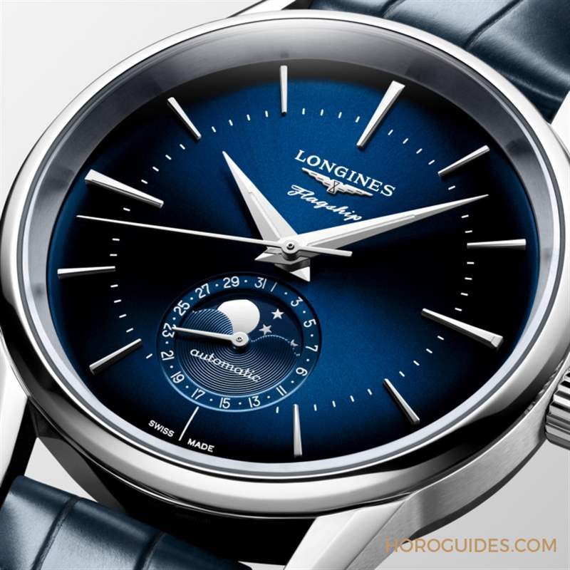 LONGINES - 优雅美学新添月相功能｜浪琴表LONGINES Flagship Heritage旗舰复刻系列月相腕表