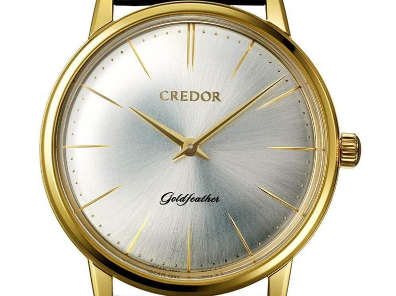 『新表』Seiko Credor推出Goldfeather超薄腕表:纤细金羽-复刻表