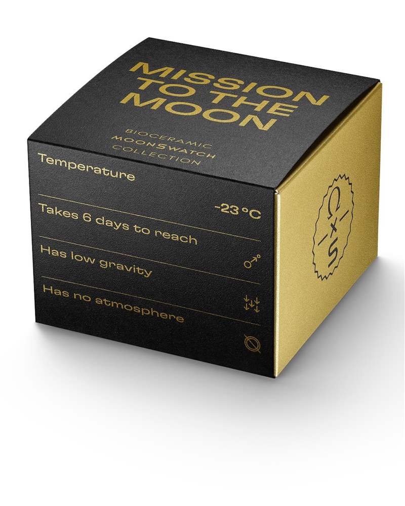 Mission to Moonshine™ Gold在5月时SWATCH进一步增加贩售店点(全球19间店),同时也小小改动了手表,将秒针针尖的夜光物料从白色改成粉红色。 (IG@swatch) OMEGA MoonSwatch第5波!Moonshine大秒针有新「惊喜」你buy吗?-复刻表