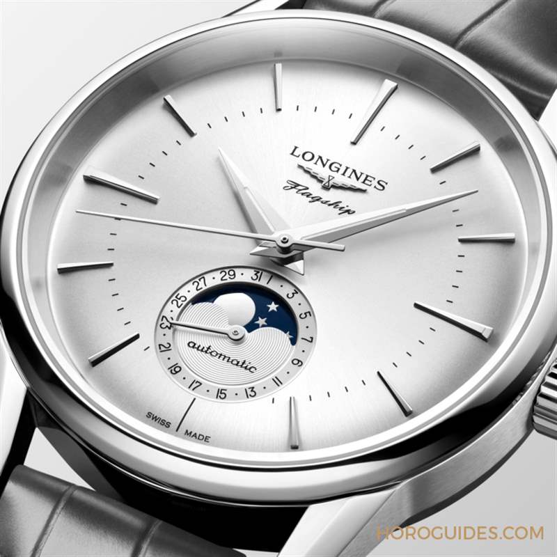 LONGINES - 优雅美学新添月相功能｜浪琴表LONGINES Flagship Heritage旗舰复刻系列月相腕表