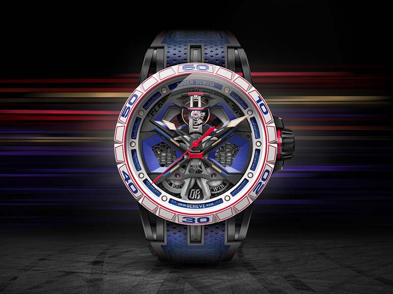 罗杰杜彼 (Roger Dubuis) 推出 Excalibur Spider Huracán Monobalancier：超级钟表 (Hyper Horology™) 与超级跑车风格的融合