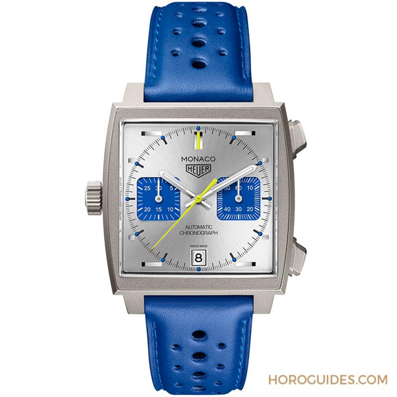TAG HEUER - 法国赛车蓝来了，TAG Heuer Monaco计时码表限量新色亮相