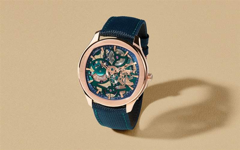 Piaget推出Polo Skeleton Arty超薄镂空腕表：彩色机芯-复刻表