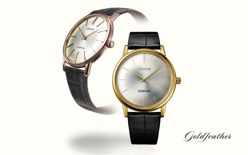 『新表』Seiko Credor推出Goldfeather超薄腕表:纤细金羽-复刻表