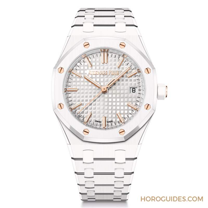AUDEMARS PIGUET - 白色陶瓷版！ 爱彼皇家橡树34毫米自动上链腕表雪白登场