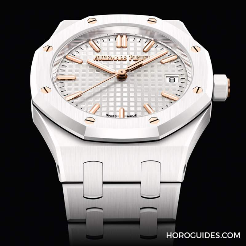 AUDEMARS PIGUET - 白色陶瓷版！ 爱彼皇家橡树34毫米自动上链腕表雪白登场