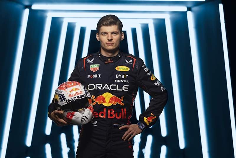 2023 F1摩纳哥大奖赛冠军Max Verstappen配戴TAG Heuer Monaco Chronograph 镂空计时腕表-经典蓝色(TAG Heuer官网) TAG Heuer 3款新Monaco防水计时手表镂空透底配松绿饰面极吸睛-复刻表