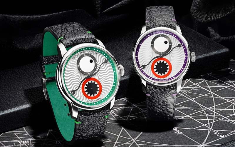 Louis Erard x Konstantin Chaykin合作推出Le Régulateur Time-Eater整时器布局腕表：独眼怪兽-复刻表