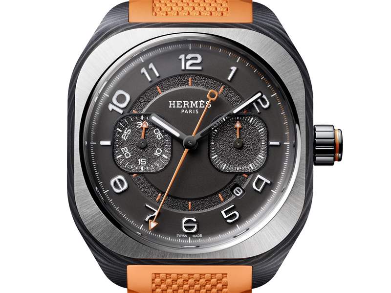 Hermès新品亮点:H08单按钮计时码表、Slim d’Hermès工艺表盘、Arceau Petite Lune月相腕表-复刻表