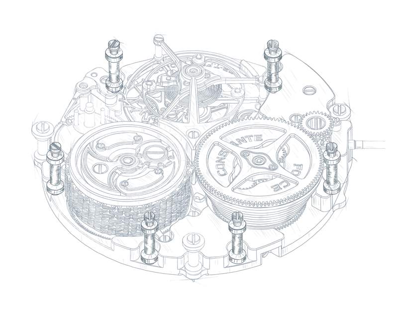 (图片来源:Chronométrie Ferdinand Berthoud) 日内瓦钟表大赏得主Chronomètre FB 1时隔八年限量38枚最终版本-复刻表