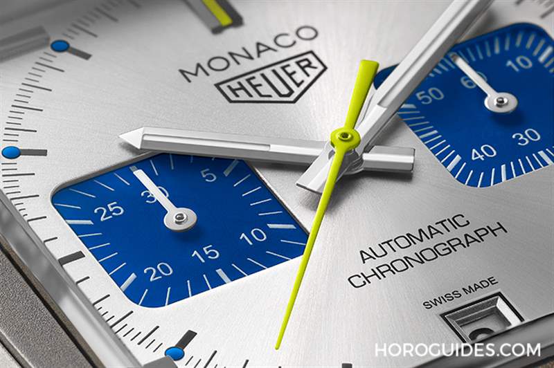 TAG HEUER - 法国赛车蓝来了，TAG Heuer Monaco计时码表限量新色亮相
