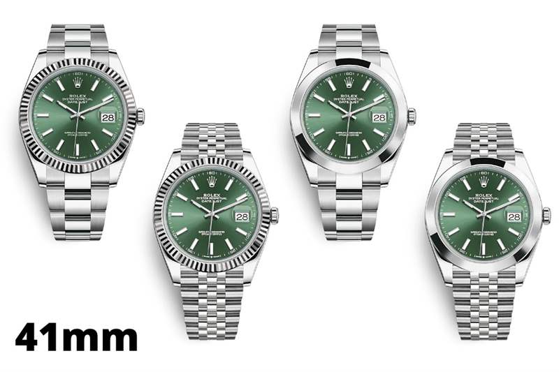绿色劳力士Datejust 41和36:人人都想要的2022年劳力士发布-复刻表