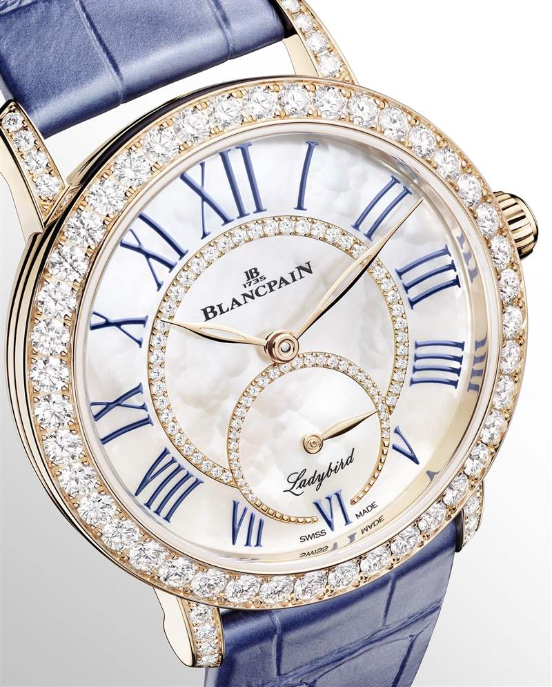 Blancpain推出Ladybird Colors小秒针腕表和月相腕表：春日色彩-复刻表