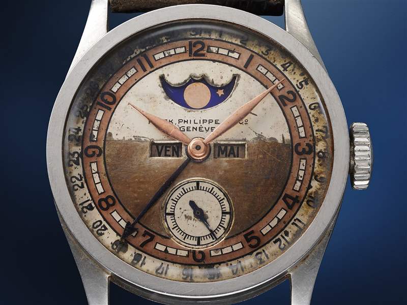 据称为末代皇帝溥仪拥有的Patek Philippe Ref. 96QL铂金腕表4885万港币拍卖成交-复刻表