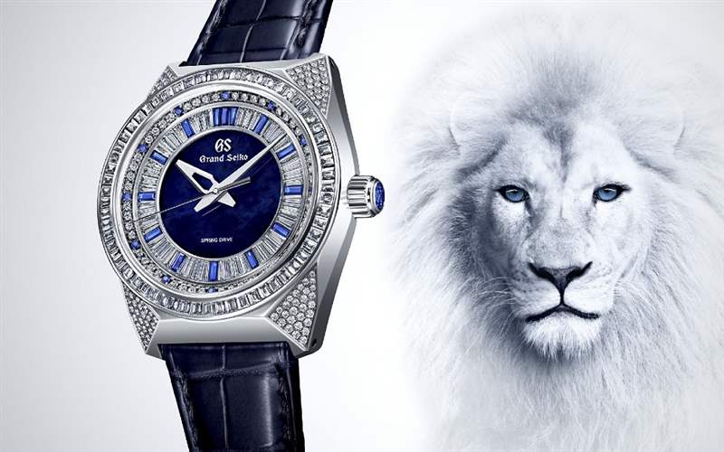 Grand Seiko推出Masterpiece Collection Spring Drive 8-Day SBGD213高级珠宝腕表：白狮-复刻表