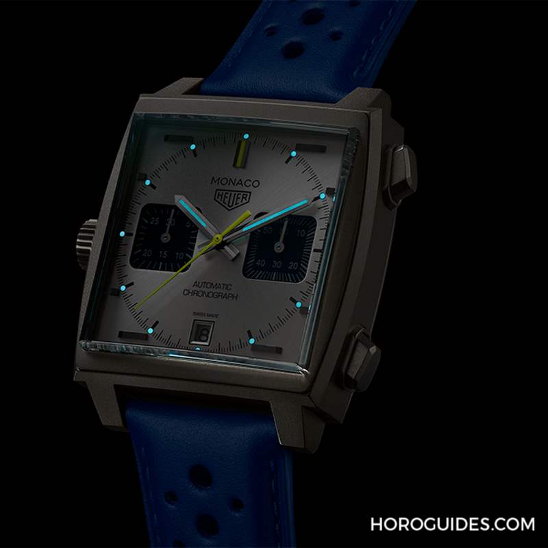 TAG HEUER - 法国赛车蓝来了，TAG Heuer Monaco计时码表限量新色亮相