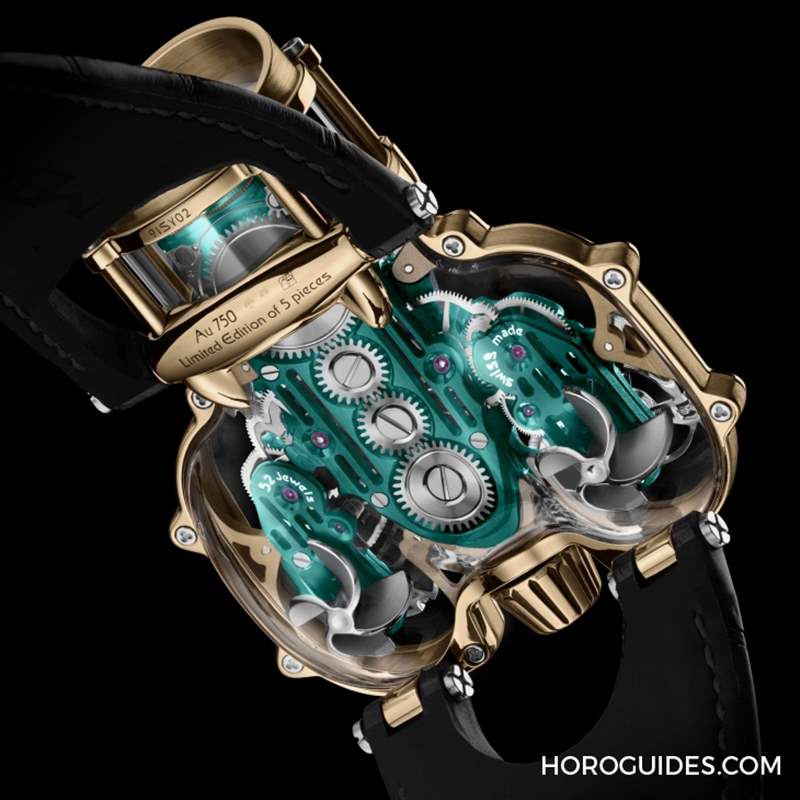 最美机芯双色齐发|MB&F HM9 Sapphire Vision-复刻表