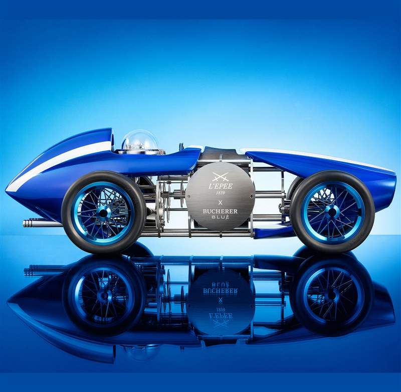 Bucherer推出3枚Bucherer Blue时计新作:Girard-Perregaux、H. Moser & Cie.和L’Epée合作版 Bucherer推出3枚Bucherer Blue时计新作:Girard-Perregaux、H. Moser & Cie.和L’Epée合作版-复刻表