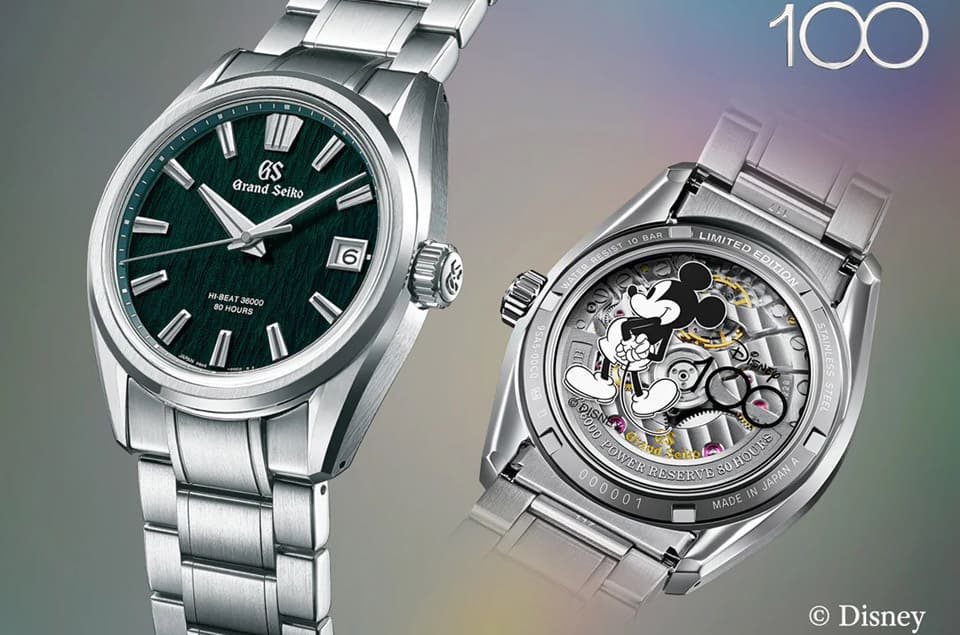 GRAND SEIKO推出迪士尼100周年紀念表限量數、發售方式、價格總整理-復刻表