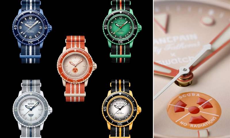 BLANCPAIN x SWATCH五款联名表公开,这两支最应该买!-复刻表