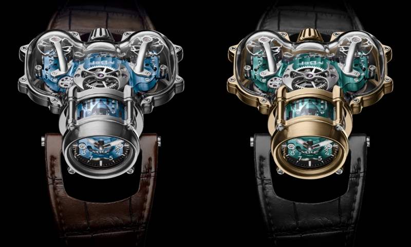 最美机芯双色齐发|MB&F HM9 Sapphire Vision-复刻表