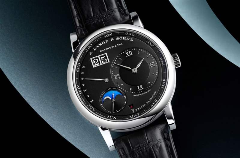 朗格Lange 1万年历新添铂金黑面款式-复刻表