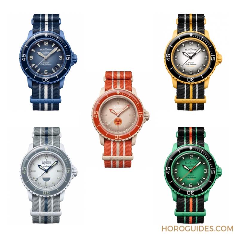BLANCPAIN x SWATCH五款联名表公开,这两支最应该买!-复刻表