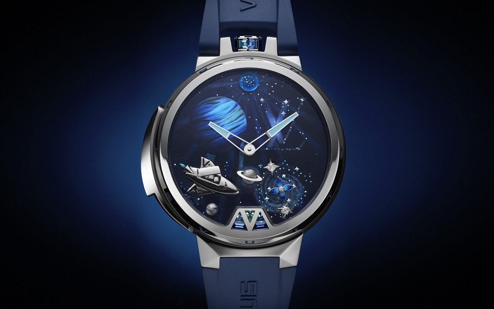 Louis Vuitton推出Tambour Jacquemart Minute Repeater 200 Years三问报时腕表:太空漫游-复刻表