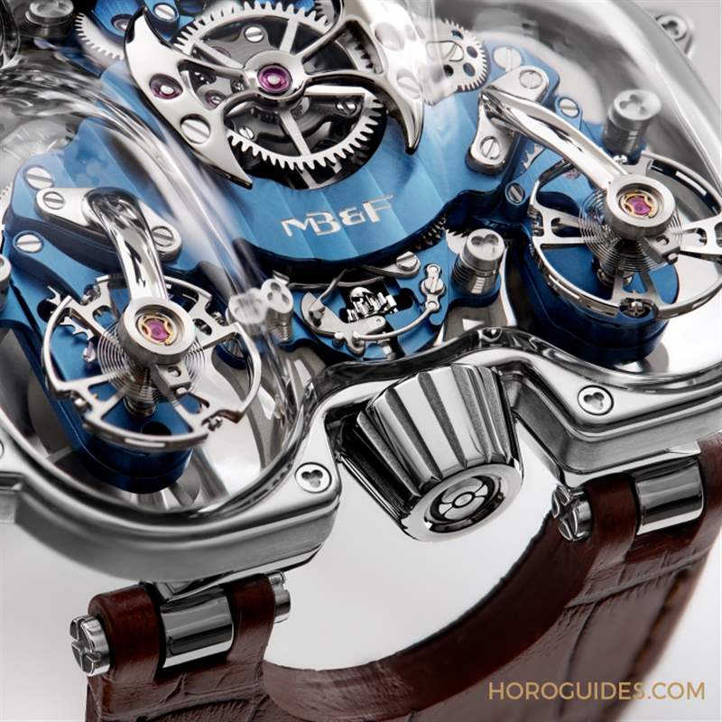 最美機芯雙色齊發|MB&F HM9 Sapphire Vision-復刻表